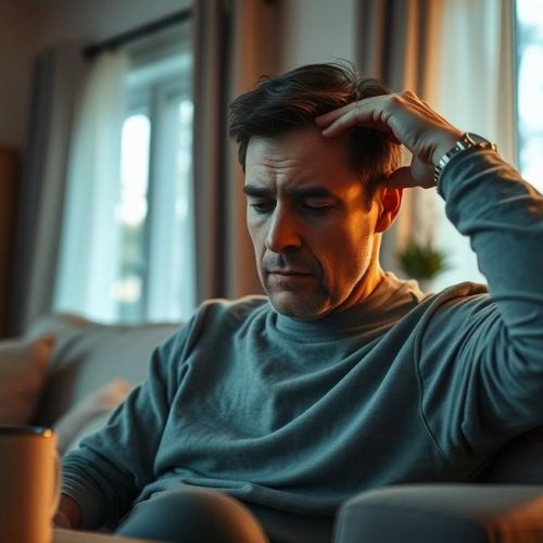 Imagem destacando a realidade de quem sofre com dor de cabeça constante e busca alívio.