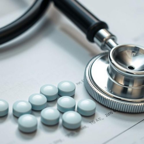 Comprimidos de ivermectina em ambiente médico ilustram a busca por informações seguras sobre seu uso.